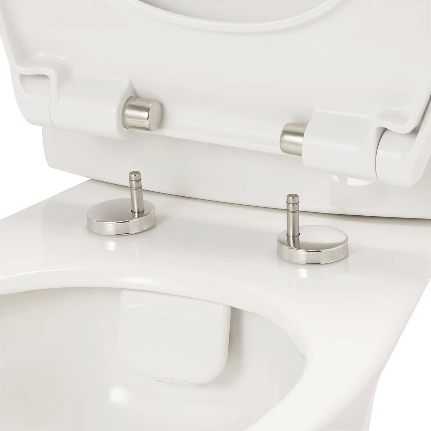 GoodHome Winam Rimless Close Coupled Toilet Dual Flush Soft Close Seat White - Image 6