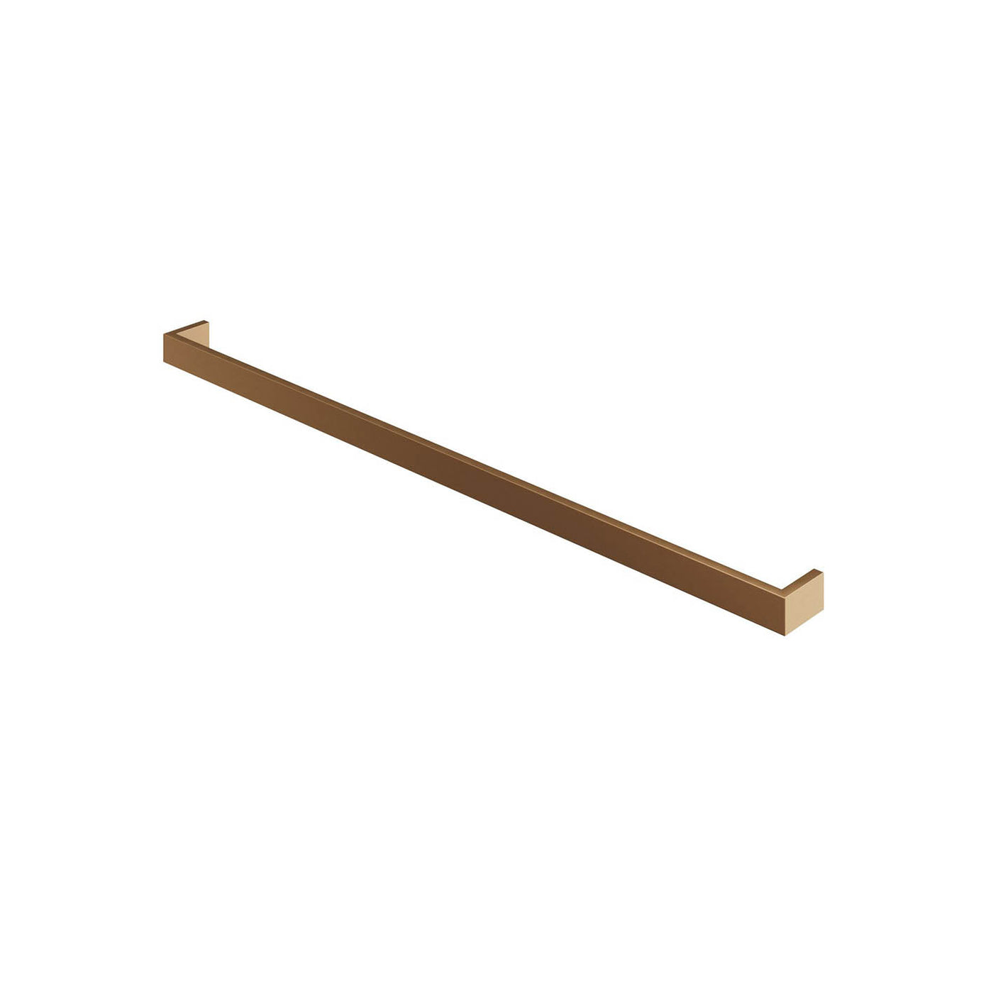 Aquadry Towel Rail Stainless Steel Bronze Effect Wall Mounted Modern (W)79cm - Image 1