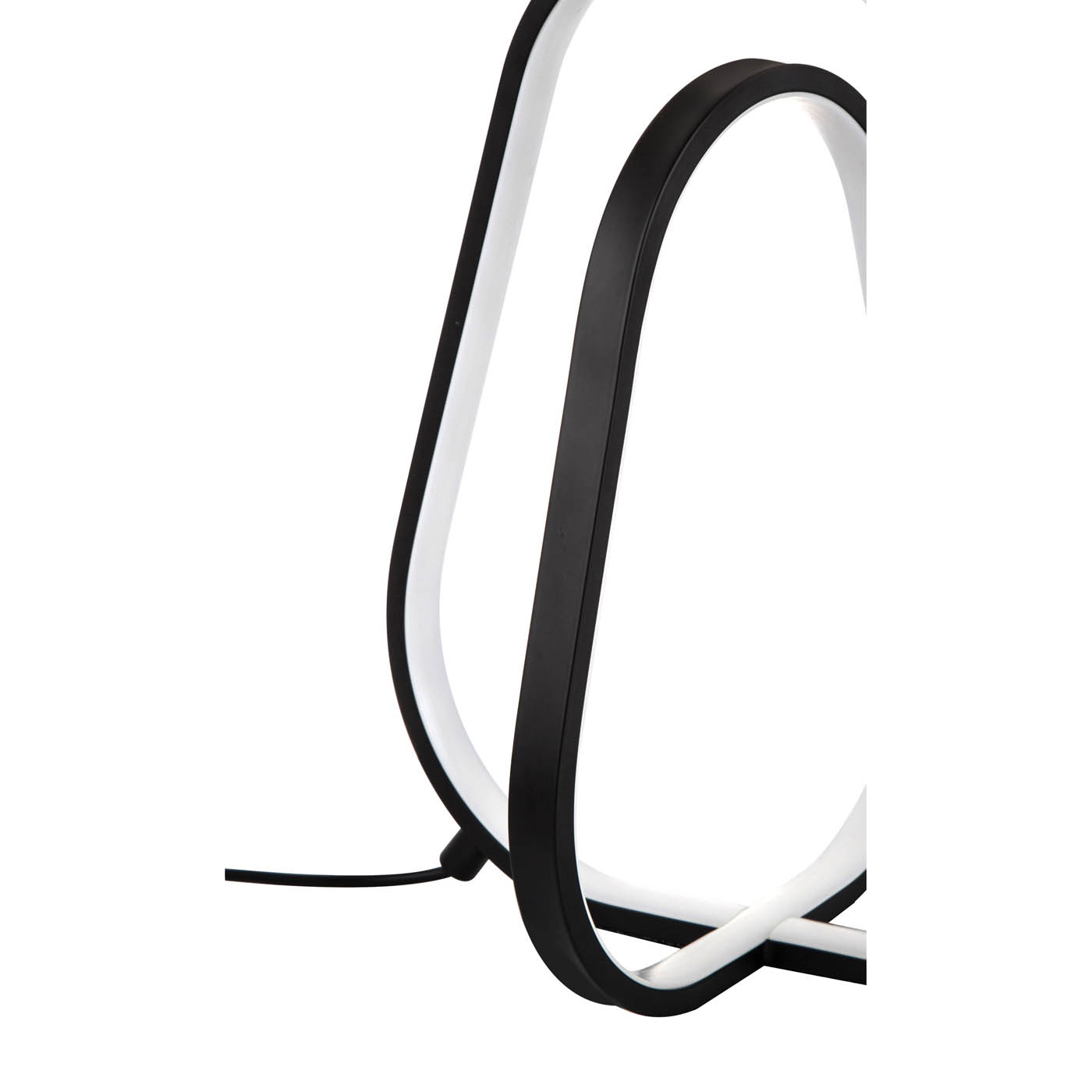 LED Table lamp Matt Black Modern Dimmable Twisted Stylish Livingroom Bedroom - Image 4