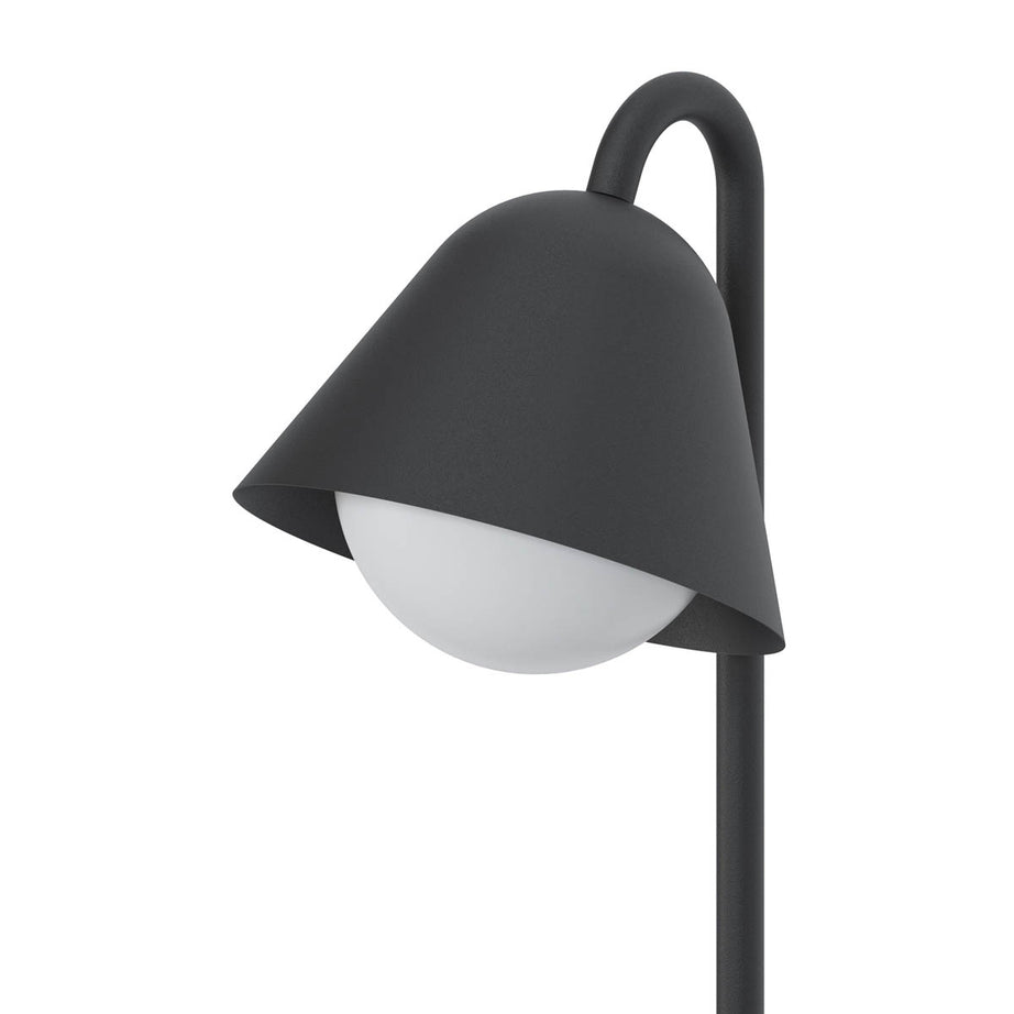 Outdoor Post Light 1 Lamp LED Neutral White Metal Plastic Dark Grey (H)730mm - Image 4