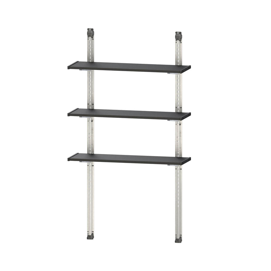Keter Shelving Unit 3 Shelf Steel Storage Adjustable Garage Shed Organizer - Image 1