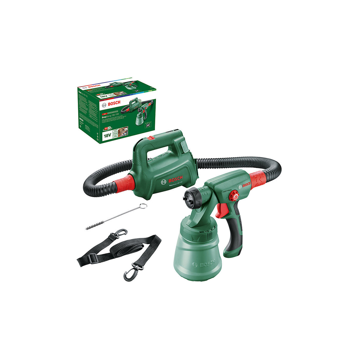 Bosch Airless Paint Sprayer Cordless 18V EasySpray18V-100 Ergonomic Body Only - Image 3