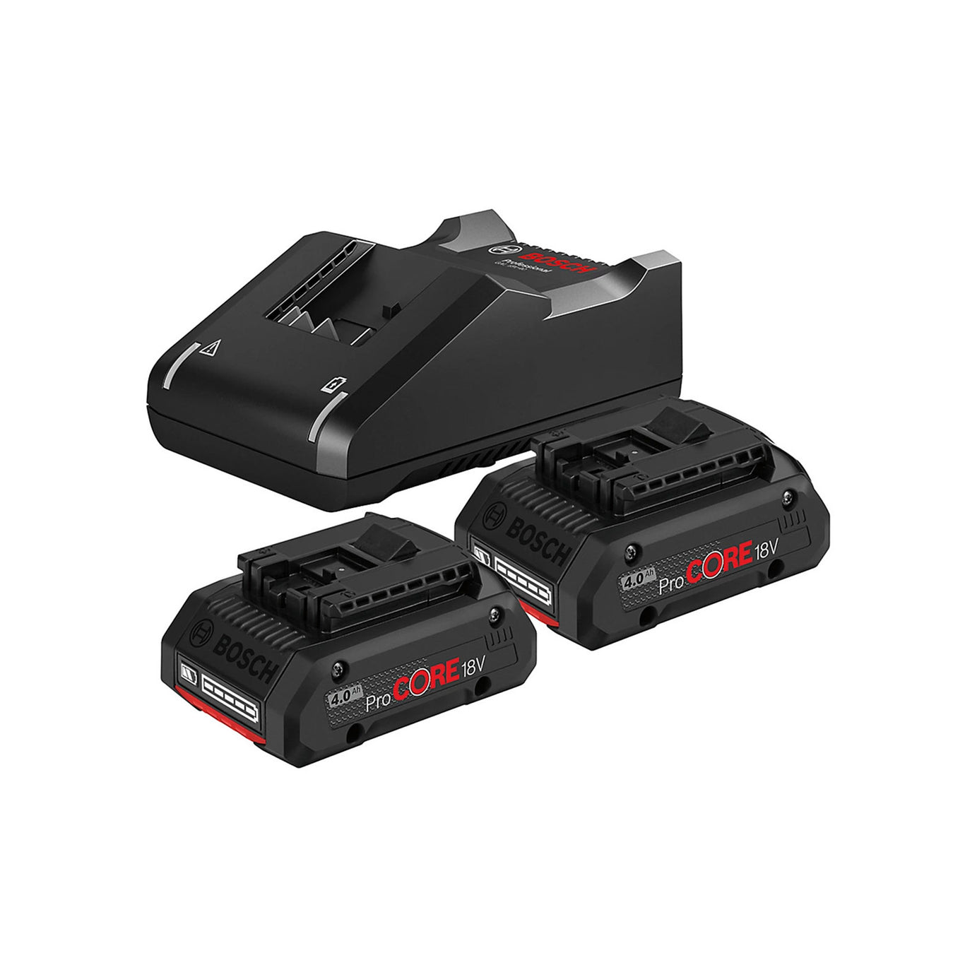 Bosch Professional Batteries And Charger Kit ProCORE 18V 2x4Ah Li-ion Compact - Image 1