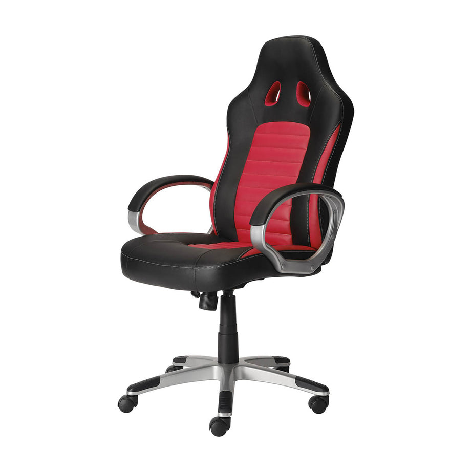Thunya Gaming Chair Swivel Computer Comfort High Back Red Black Adjustable - Image 1