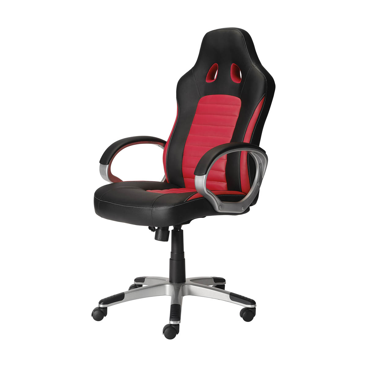 Thunya Gaming Chair Swivel Computer Comfort High Back Red Black Adjustable - Image 1