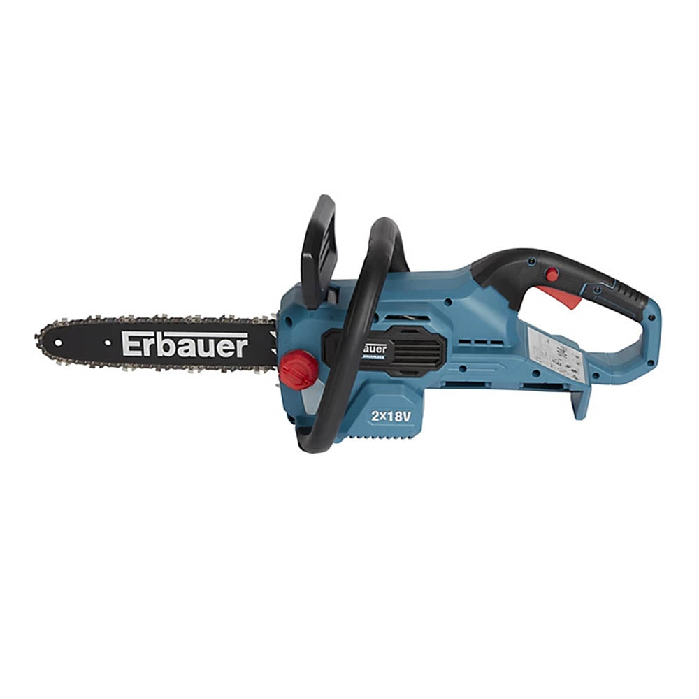 Erbauer Chainsaw Cordless 18V 2x5Ah Li-ion ECSG18-Li 30cm Handheld Wood Cutter - Image 1