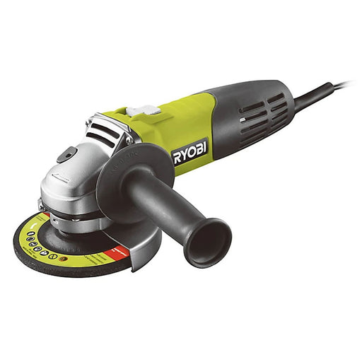 Ryobi Angle Grinder Electric Blade 115mm Auxiliary Handle Spindle Lock 600W 240V - Image 1