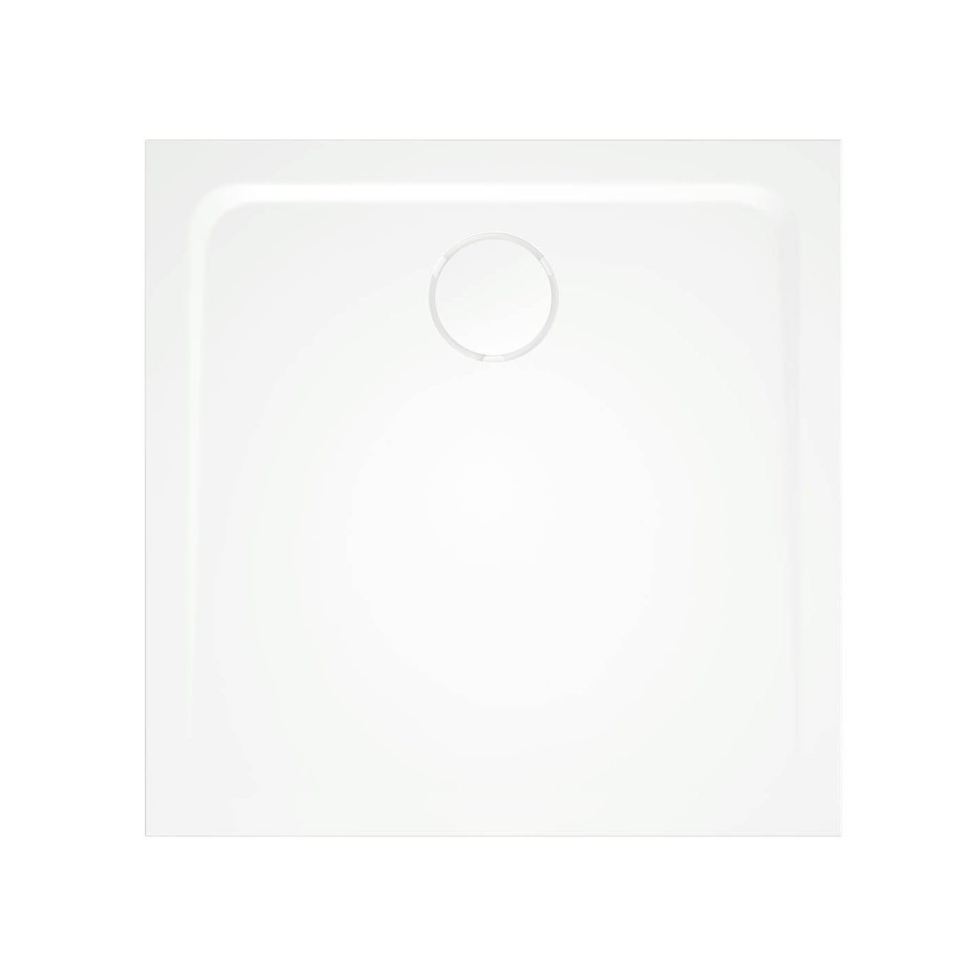 Teesta Shower Tray White Square Bathroom Non-Slip (L)900 (W)900 (H) 27mm - Image 3