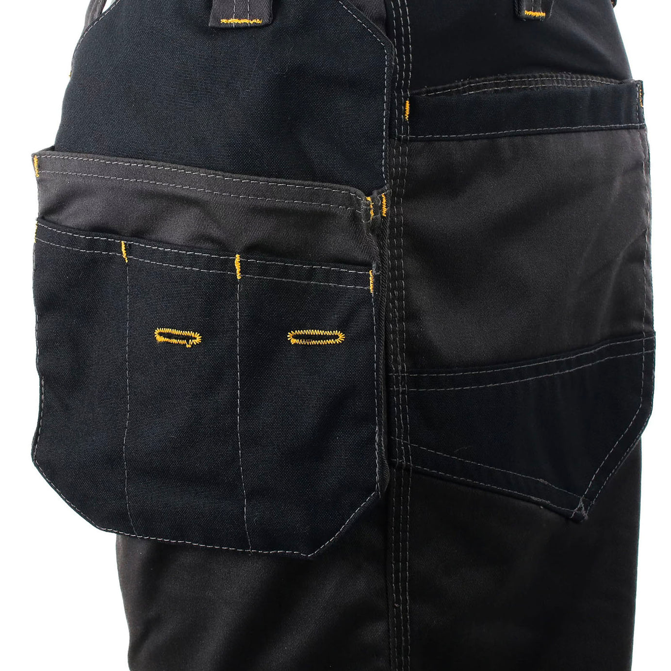 DeWalt Work Trousers Chester Unisex Slim Fit Grey Black Multi Pocket W34" L31" - Image 5