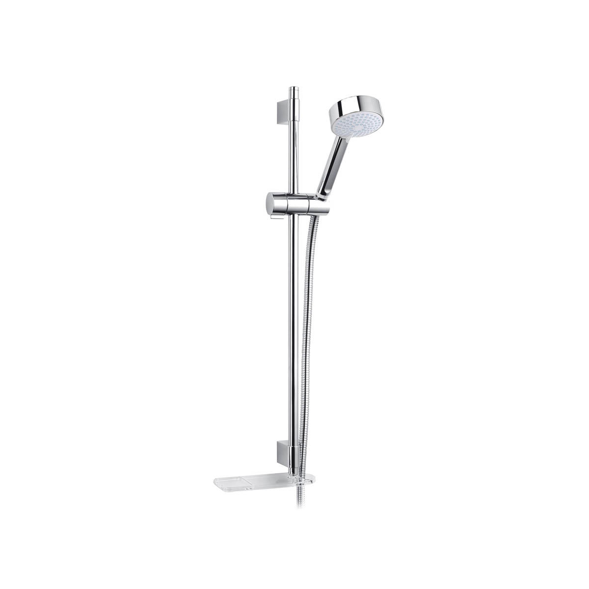 Mira Shower Fixing Kit Plastic Chrome 2m Anti Twist Hose (Dia)90mm (L)700mm - Image 1