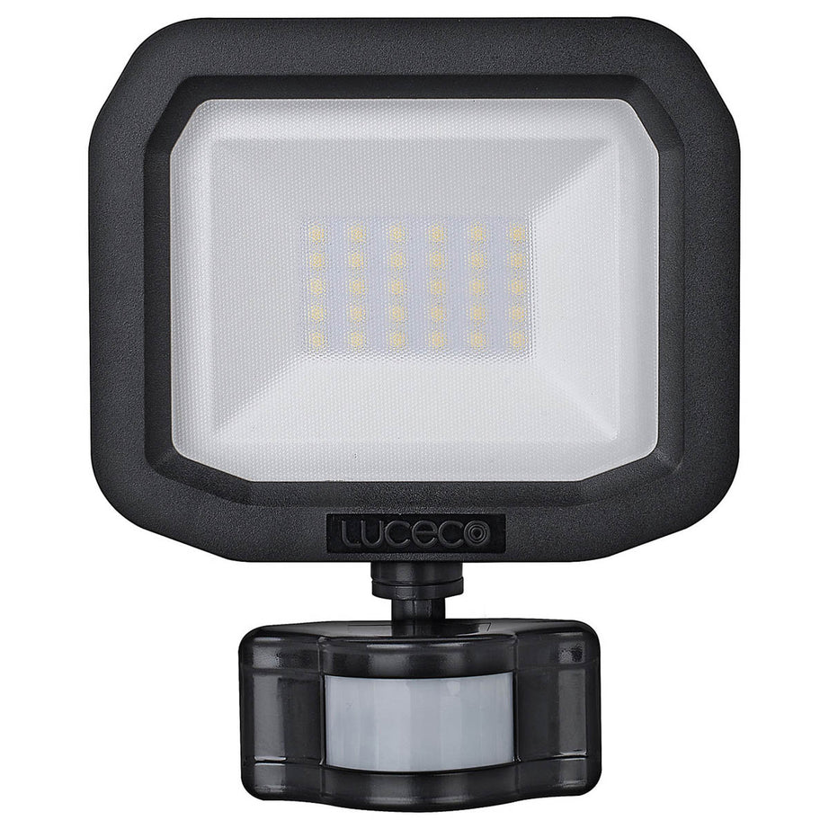 Luceco Floodlight Smart Outdoor Integrated LED Neutral White Black PIR 20W - Image 3