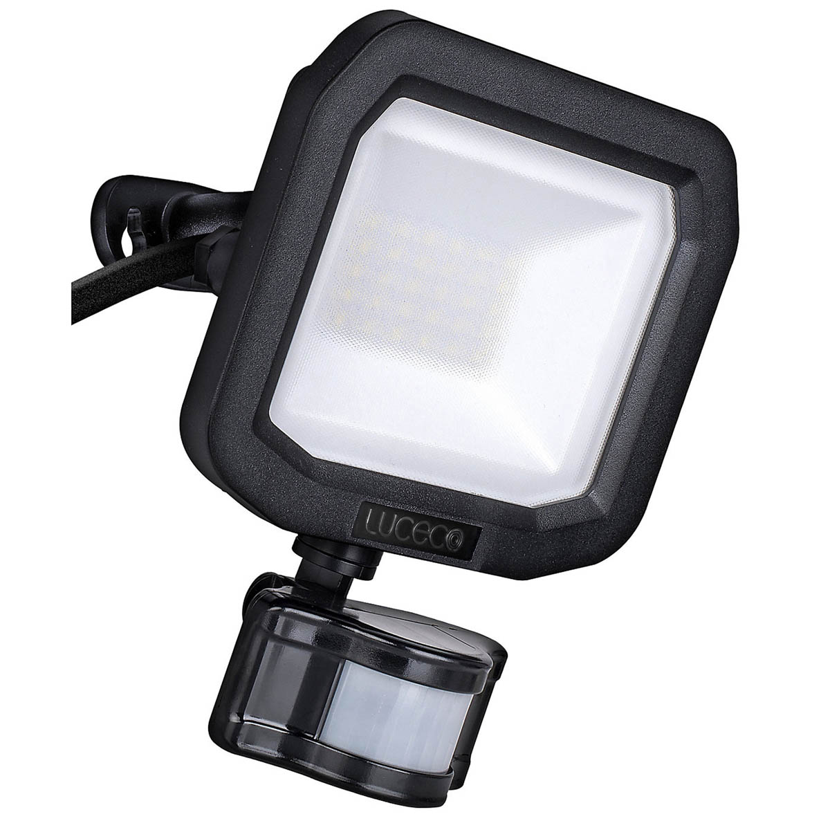 Luceco Floodlight Smart Outdoor Integrated LED Neutral White Black PIR 20W - Image 4