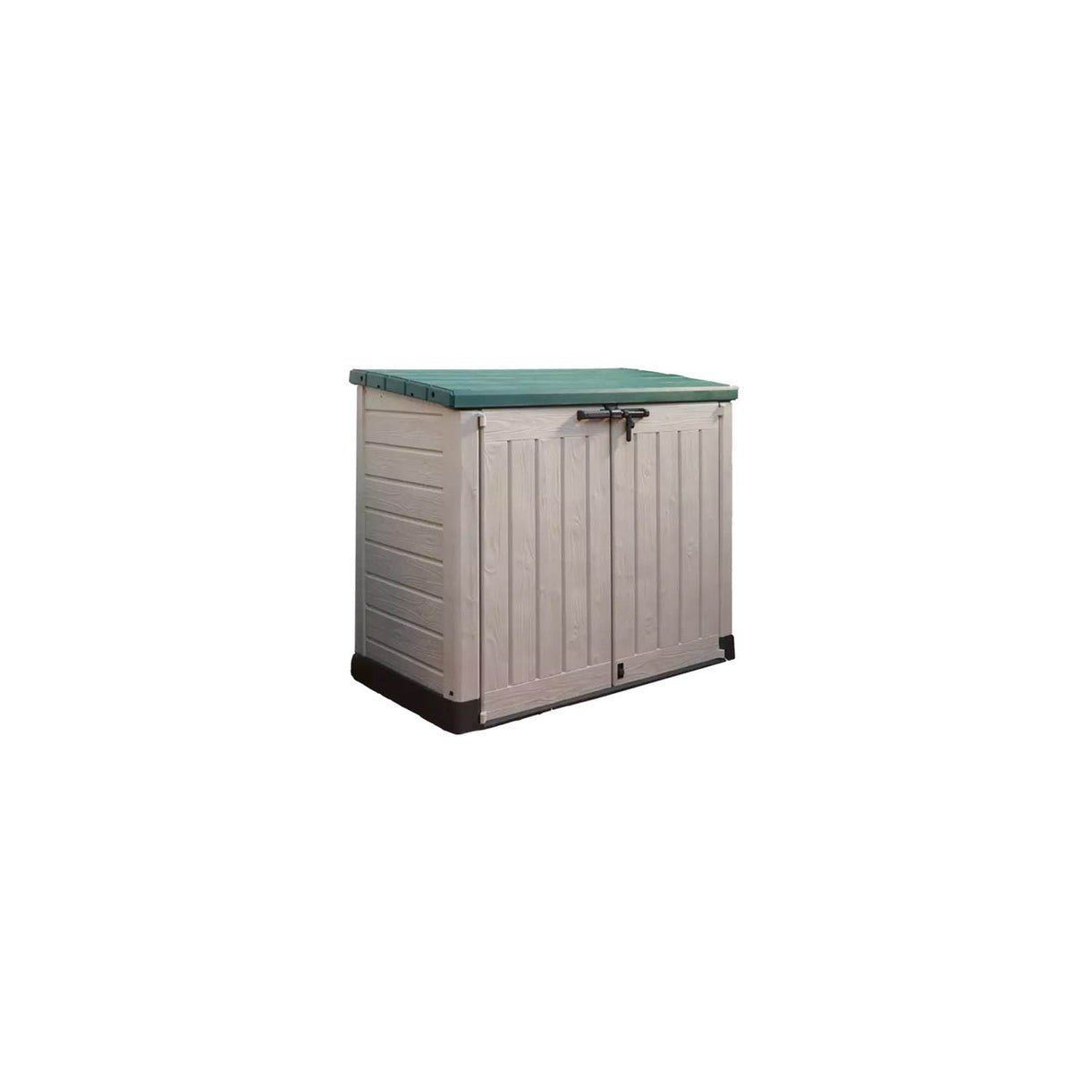 Keter Garden Storage Box 1200L Beige Brown Bin Store Weatherproof Outdoor - Image 1