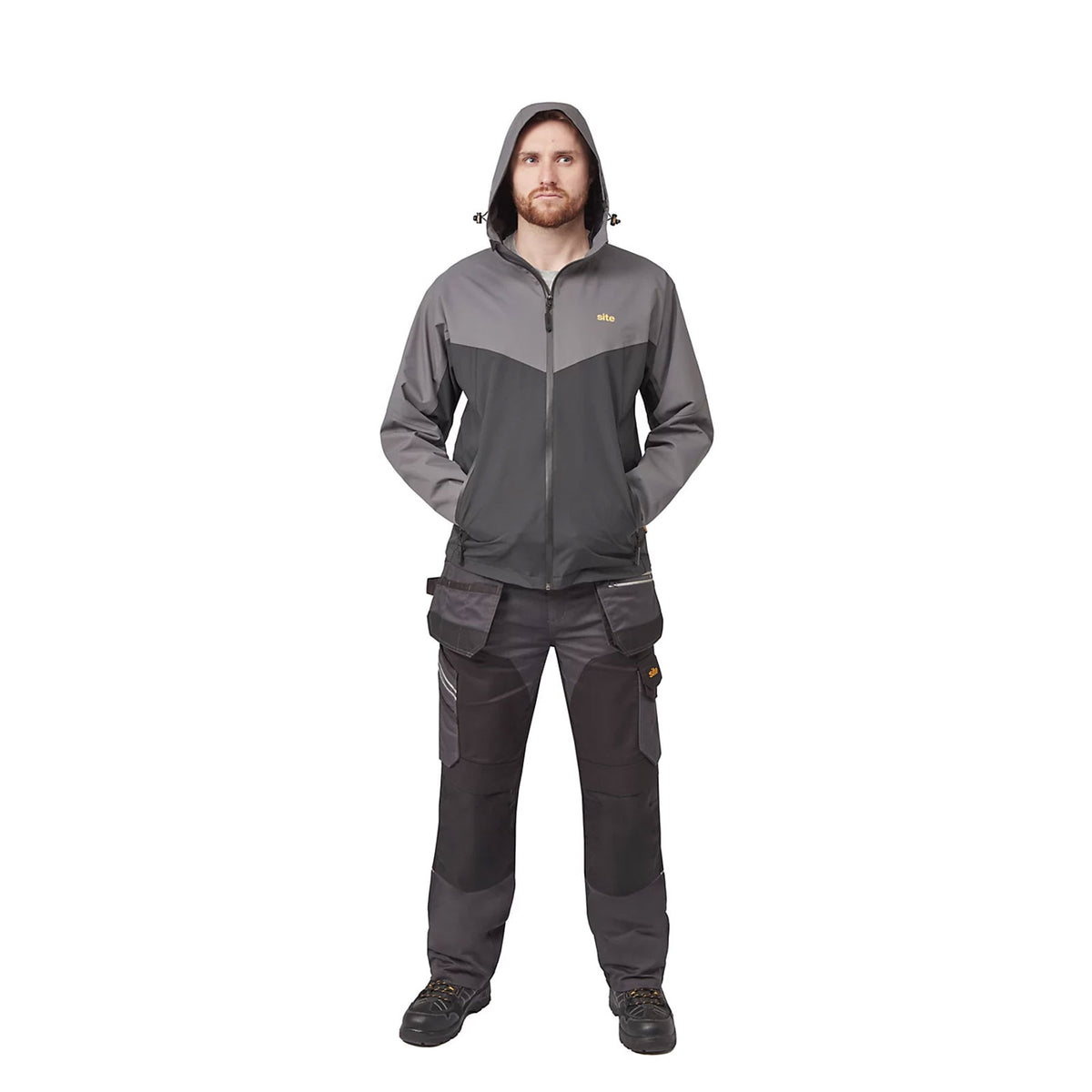 Site Work Jacket Messner Grey Full Zip Heavy Duty Trade Coat Size X Large - Image 9