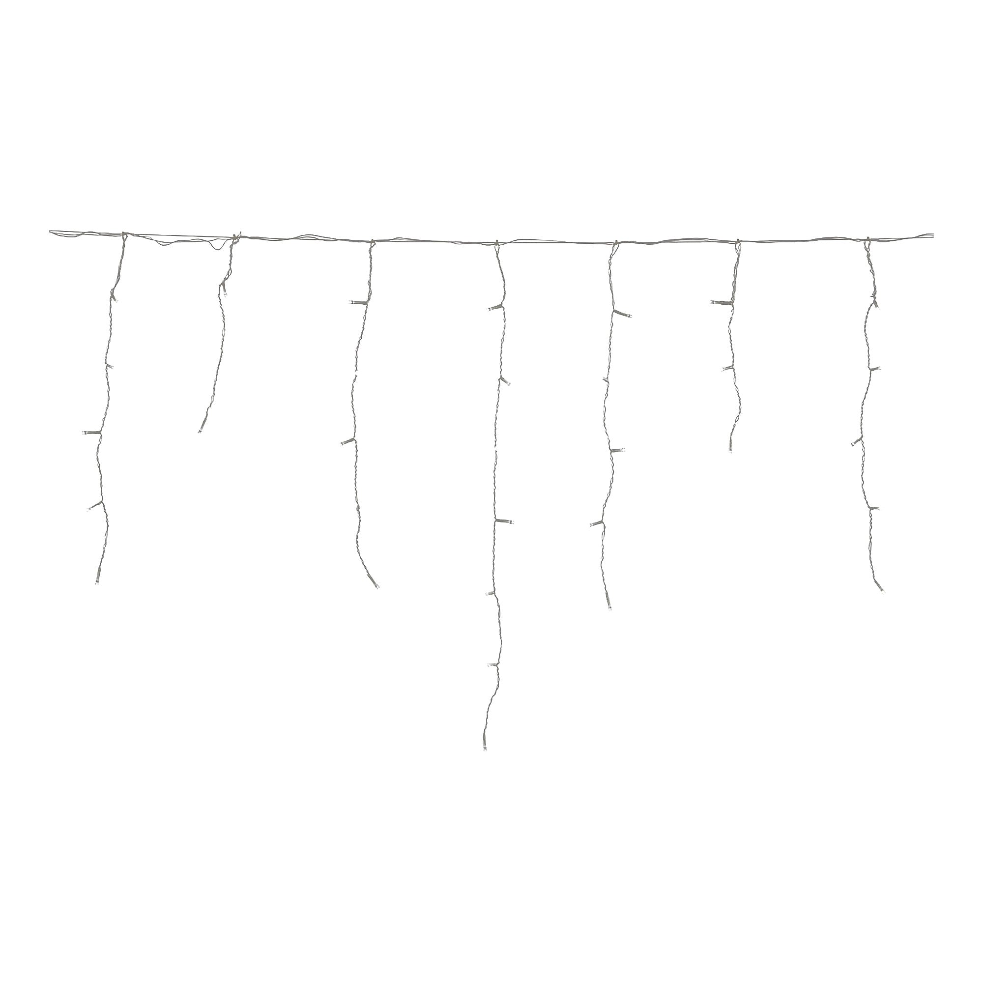 Christmas Icicle String Light LED Ice White 8 Functions Water Resistant 17.8m - Image 5