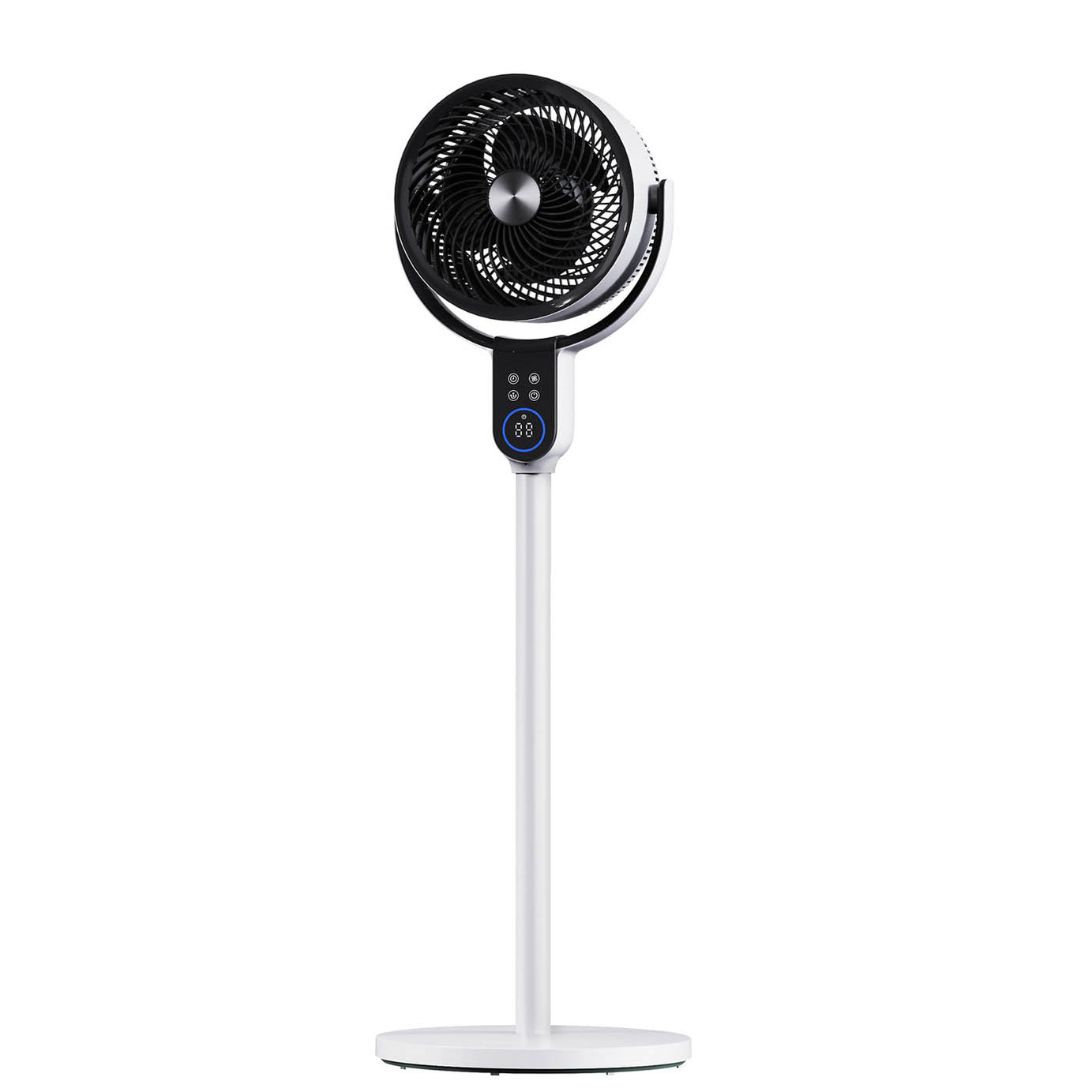 Pedestal Fan 13" White VS001-CF Oscillating 3 Speed Cooling Portable Compact - Image 1