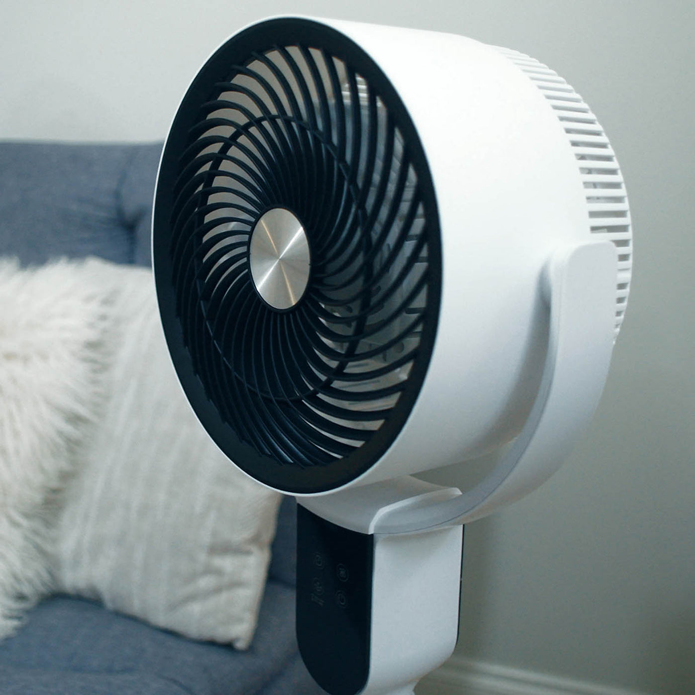 Pedestal Fan 13" White VS001-CF Oscillating 3 Speed Cooling Portable Compact - Image 6