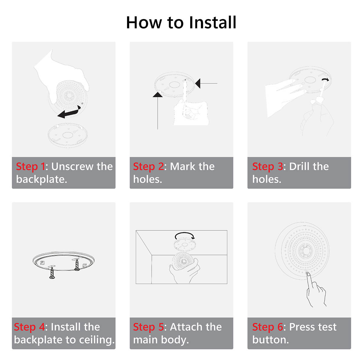 SAFE-TECH Interlinked Heat Alarm Wireless AJ-718i Lithium Battery White - Image 4
