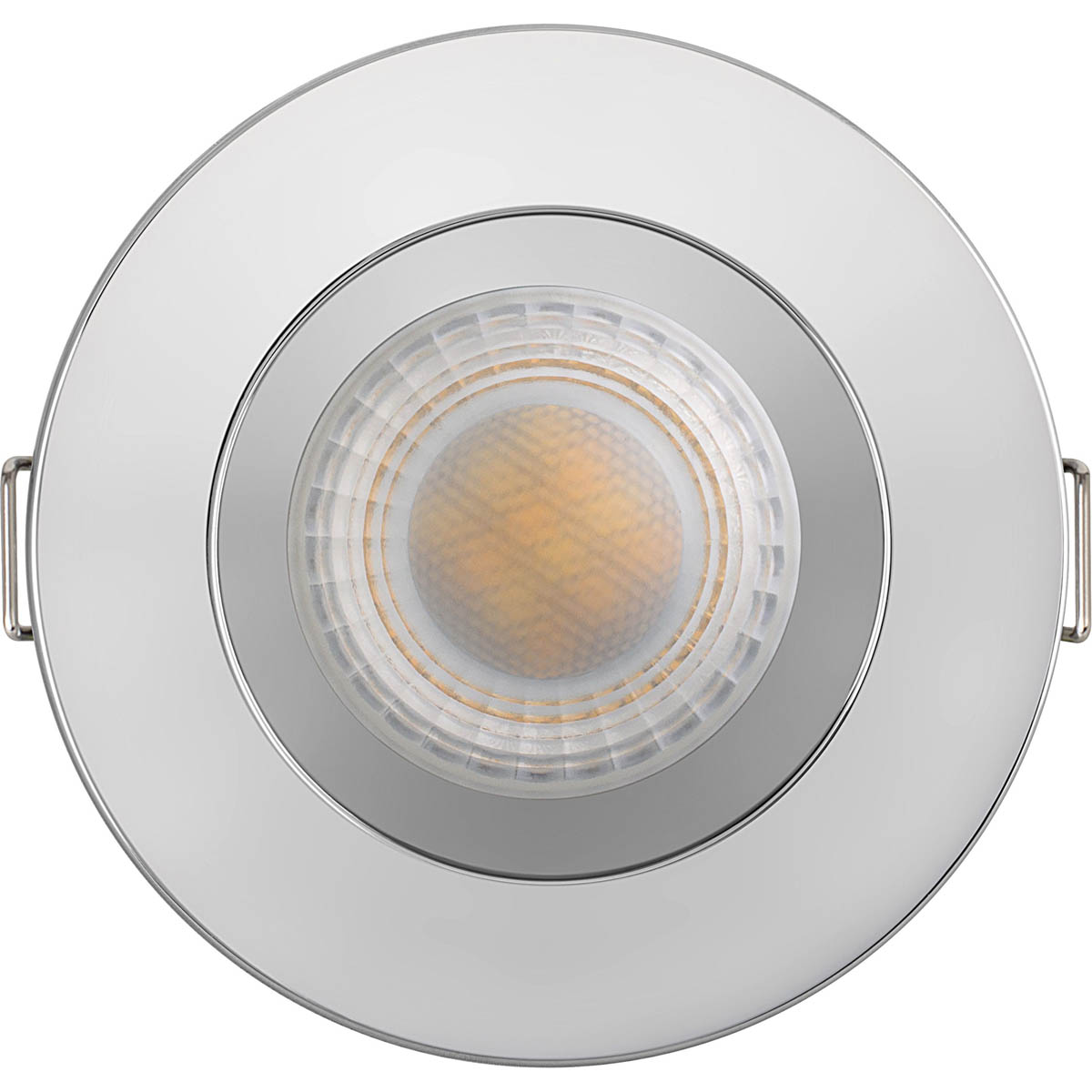 LED Recessed Downlight Cool Warm White 660lm Fire Rated Chrome 6W Pack Of 6 - Image 3