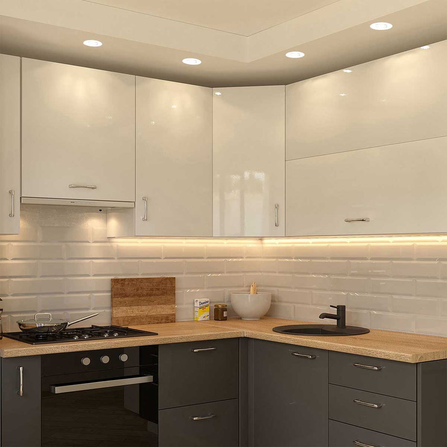 LED Downlight Recessed Fire Rated Fixed Cool Warm White Dimmable 6W Pack Of 6 - Image 2