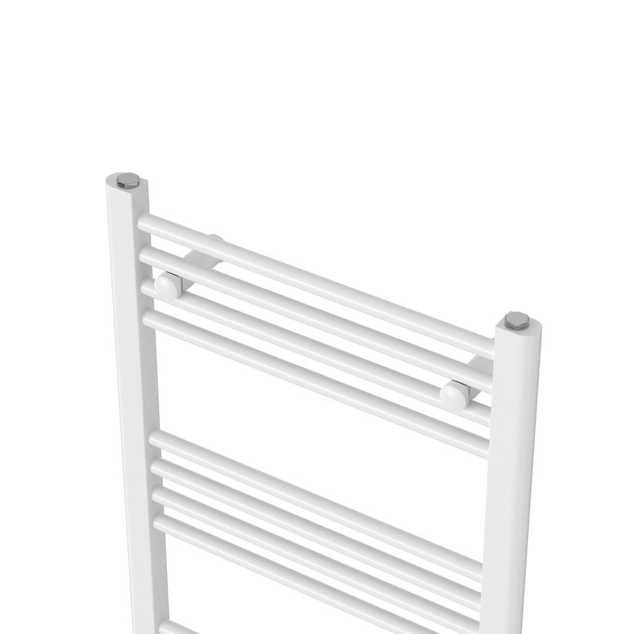 Flomasta Electric Towel Rail Radiator White Flat Bathroom Warmer (H)100x(W)50cm - Image 7