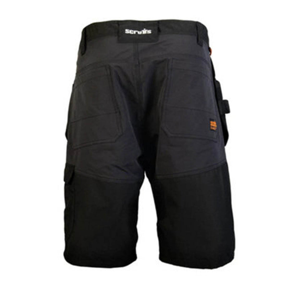 Scruffs Mens Work Shorts Flexible Holster Pockets Lightweight Black Slim  38" - Image 2