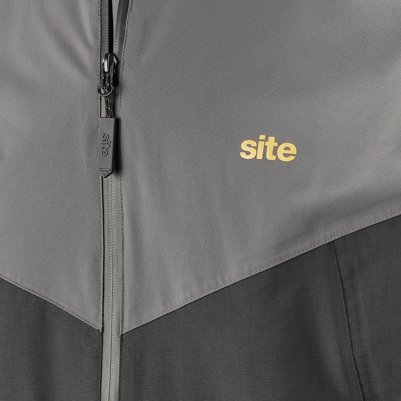 Site Messner Waterproof Work Jacket Black Grey Large Ripstop Workwear - Image 10