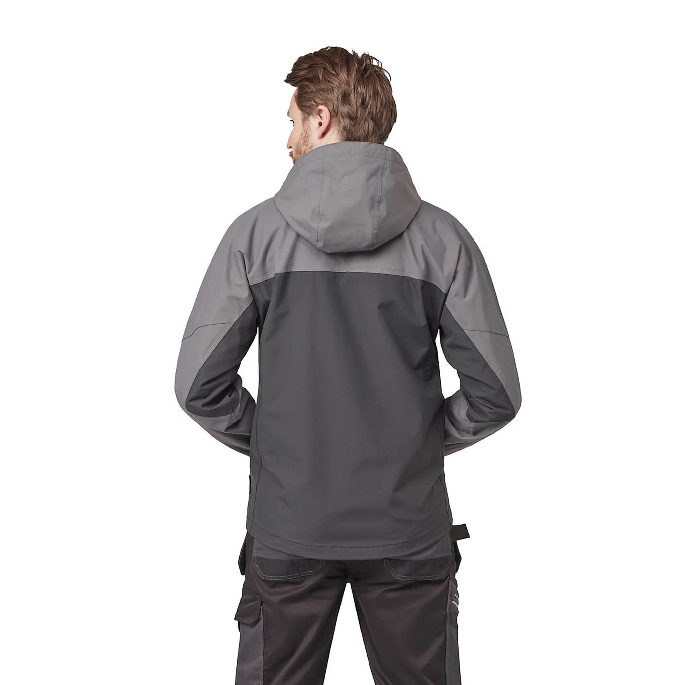Site Messner Waterproof Work Jacket Black Grey Large Ripstop Workwear - Image 7
