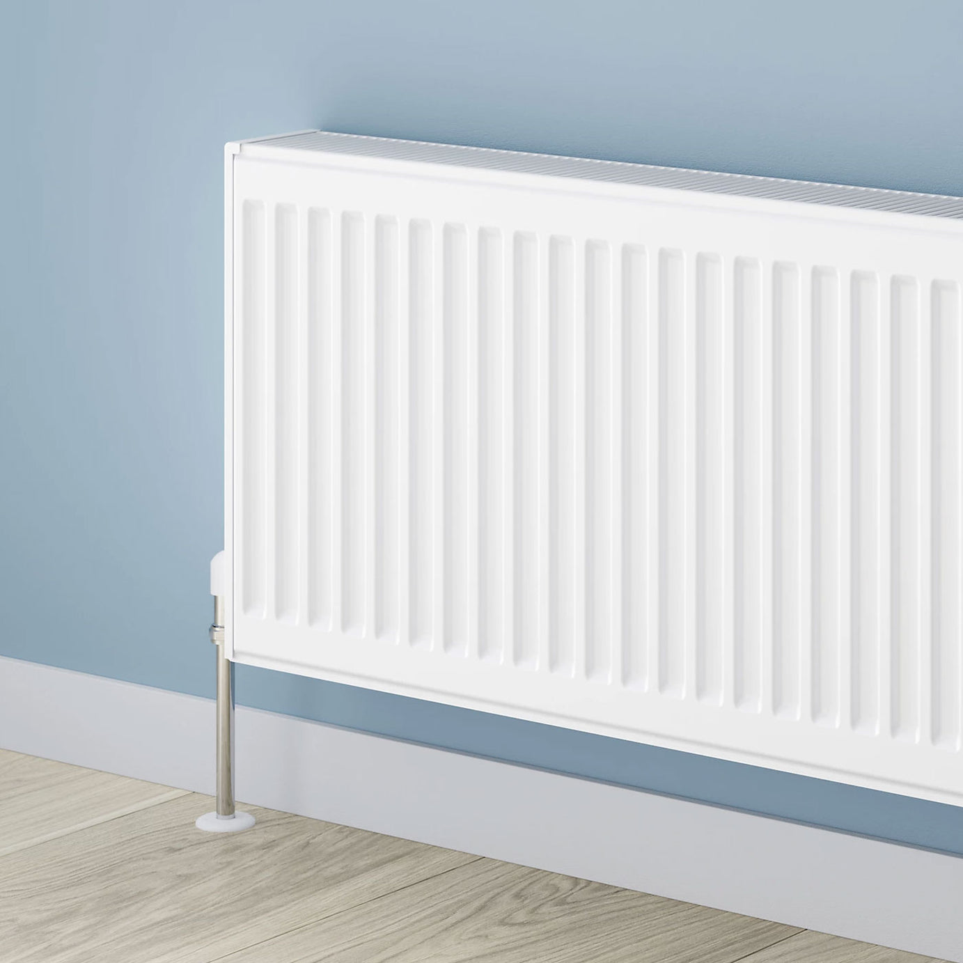 Flomasta Radiator Double Panel White Type 22 Top Grill (W)800 x (H)400mm - Image 2