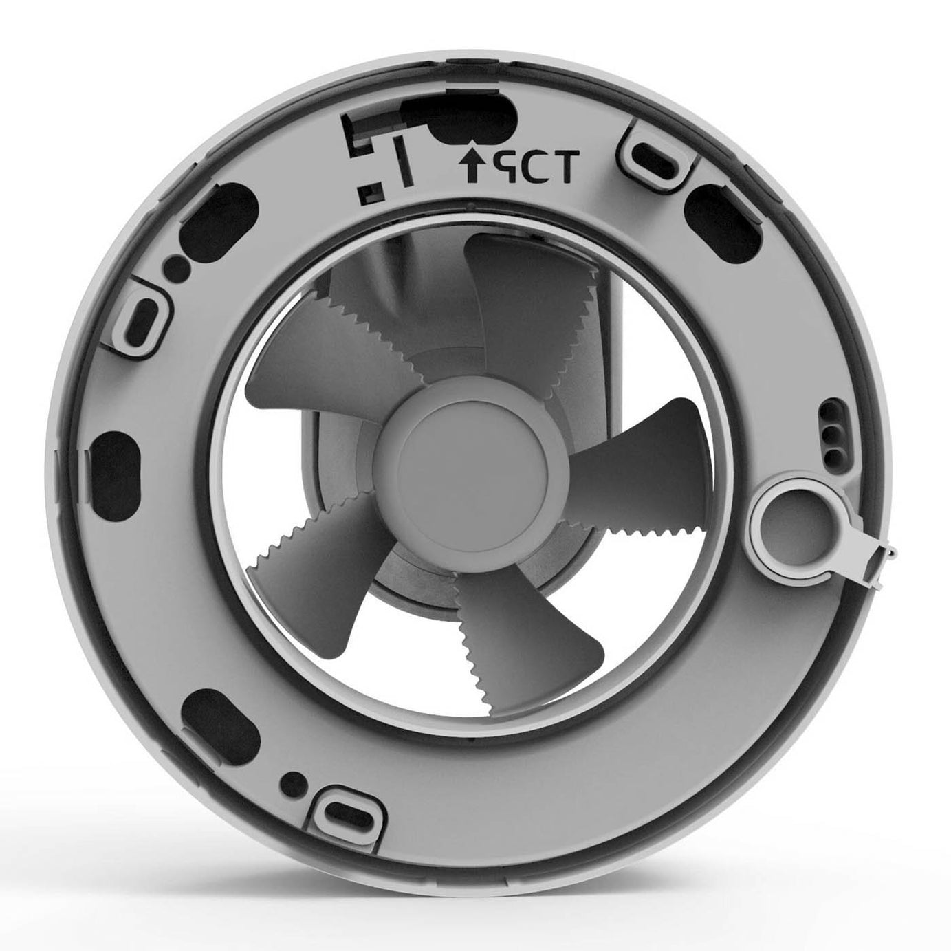 Vent-Axia Bathroom Smart Extractor Fan Svara Lo-Carbon 409802  (Dia)99mm - Image 6