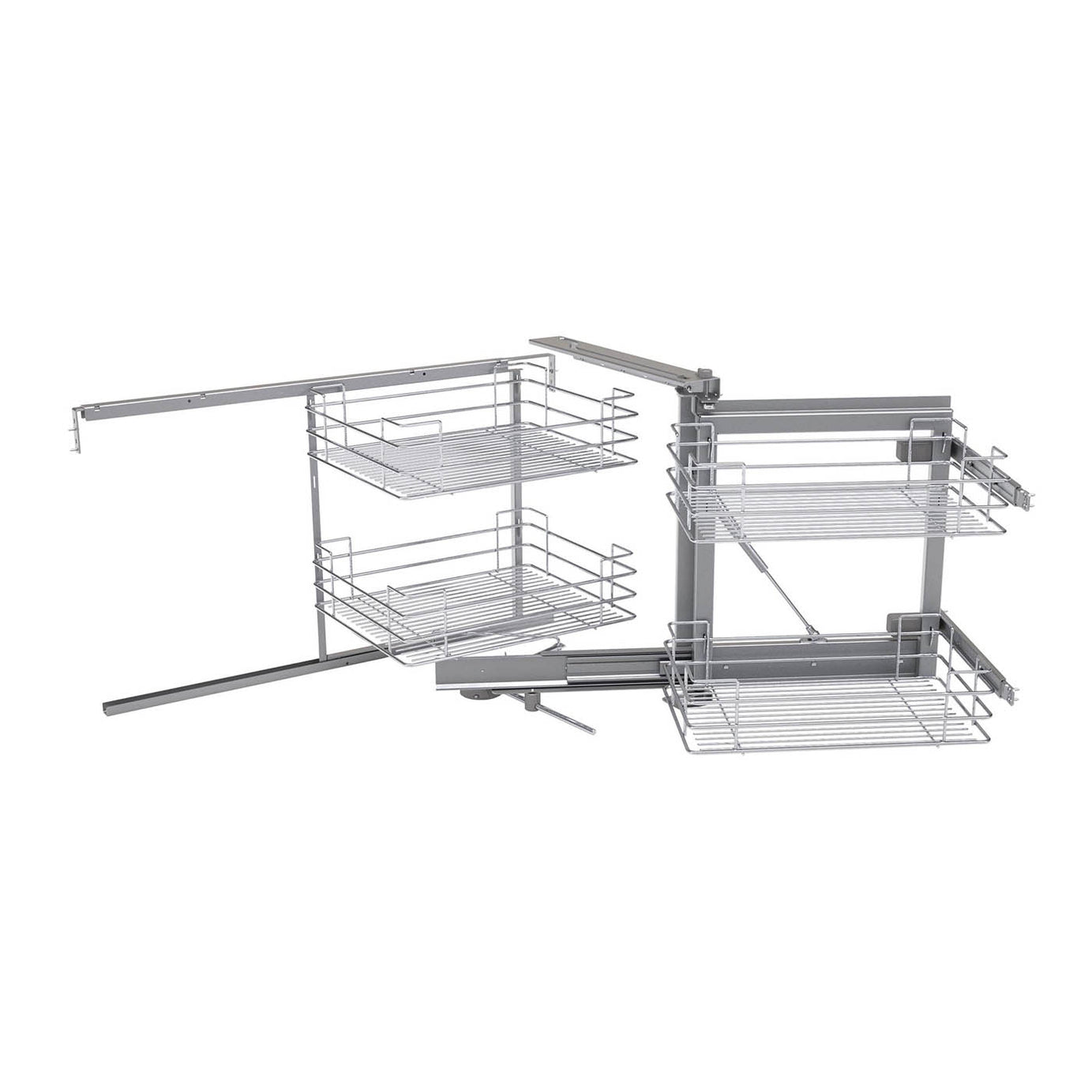 Kitchen Pull-Out Storage Frame For 100cm Corner Unit Righ Handed (W)86cm - Image 1