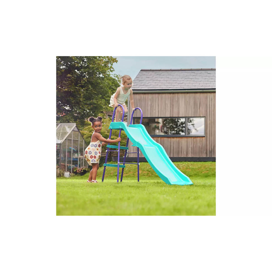 Plum Kids Garden Slide Freestanding Durable Stable Powder Coated Steel 6ft 3+ - Image 6