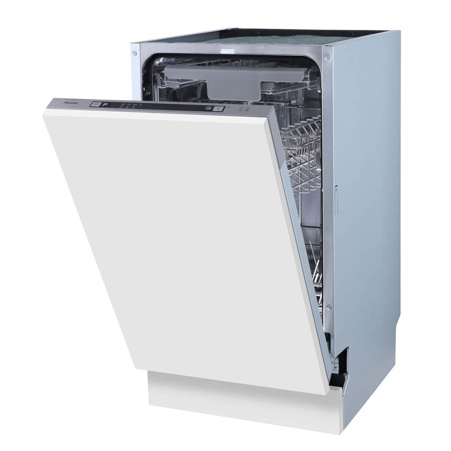 Hisense Dishwasher Integrated Slimline HV523E15UK_BK White Silent Quick Wash - Image 1