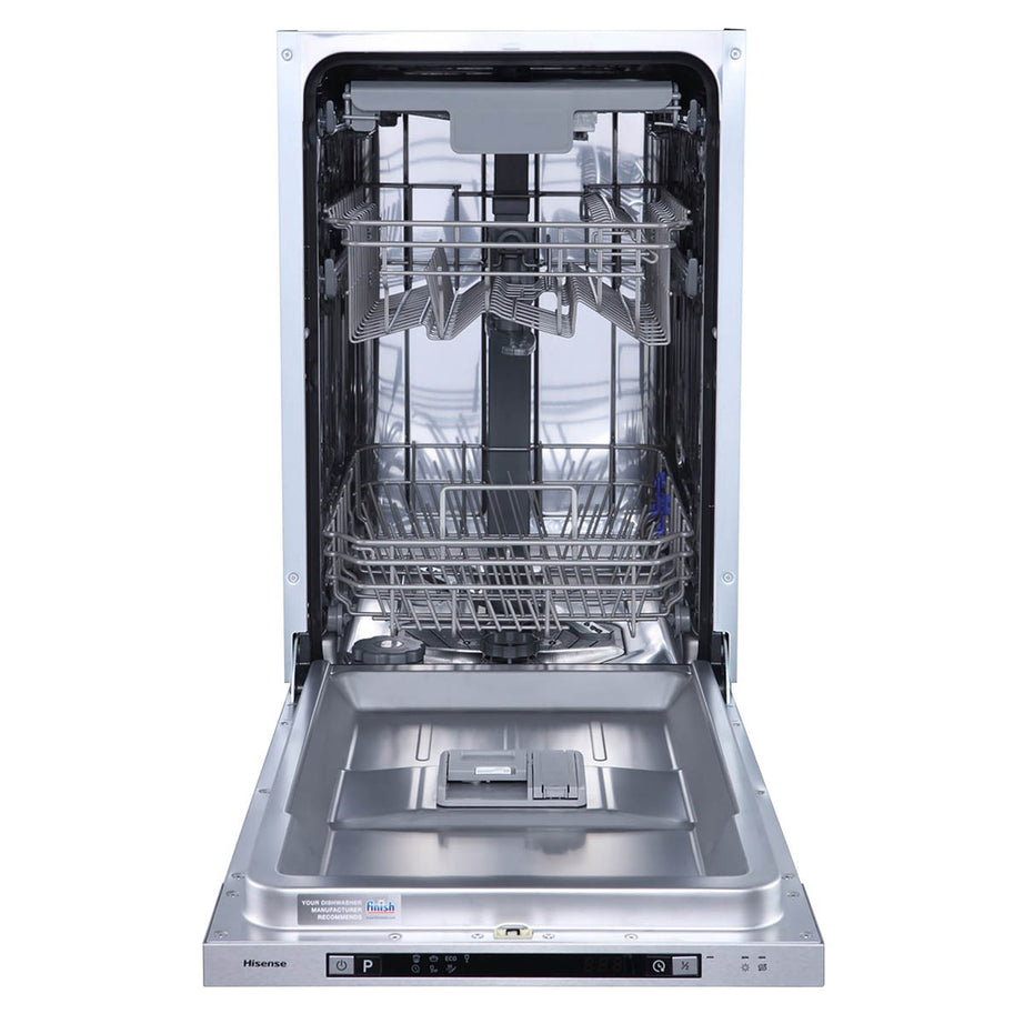 Hisense Dishwasher Integrated Slimline HV523E15UK_BK White Silent Quick Wash - Image 2