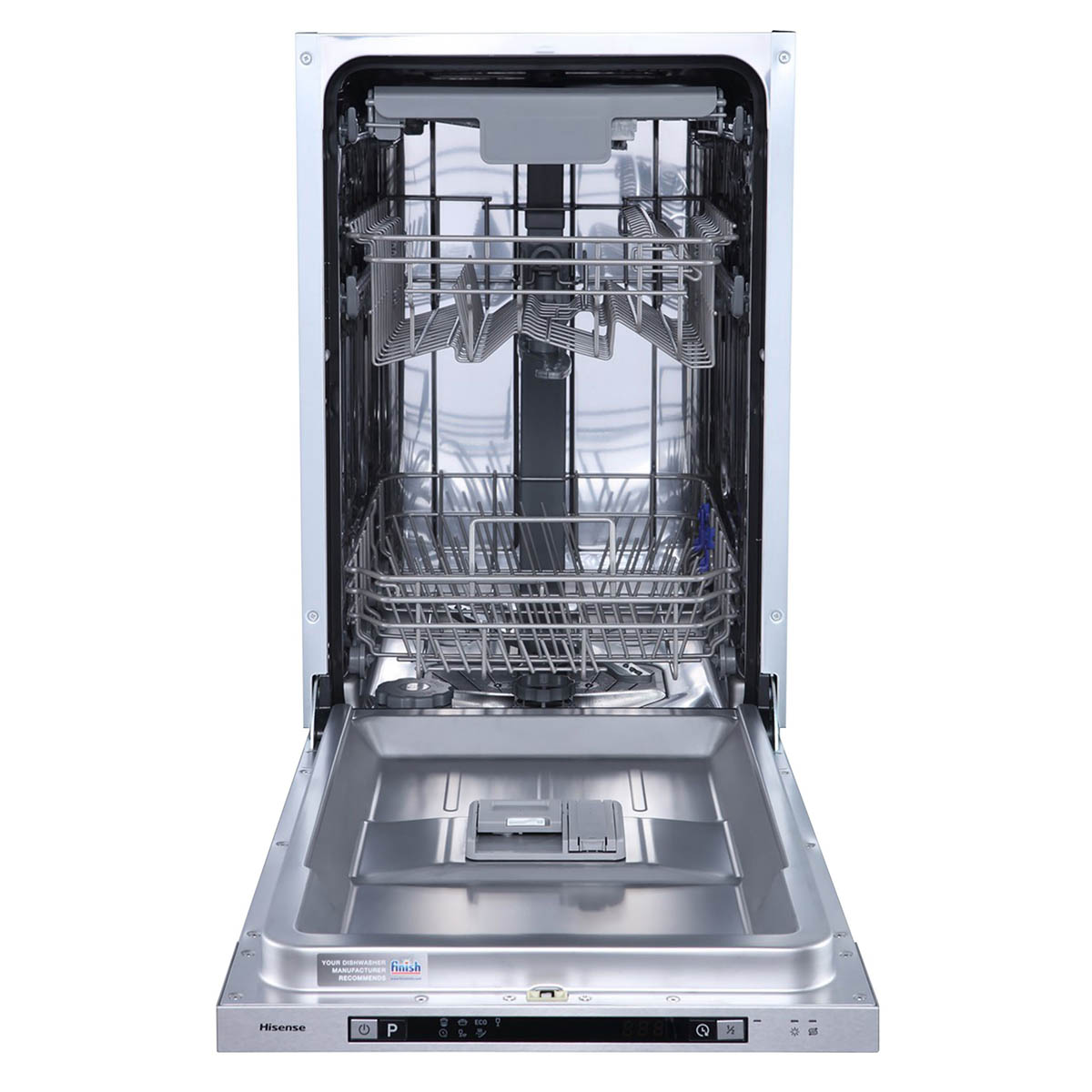 Hisense Dishwasher Integrated Slimline HV523E15UK_BK White Silent Quick Wash - Image 2