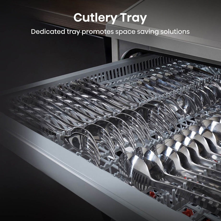 Hisense Dishwasher Integrated Slimline HV523E15UK_BK White Silent Quick Wash - Image 6