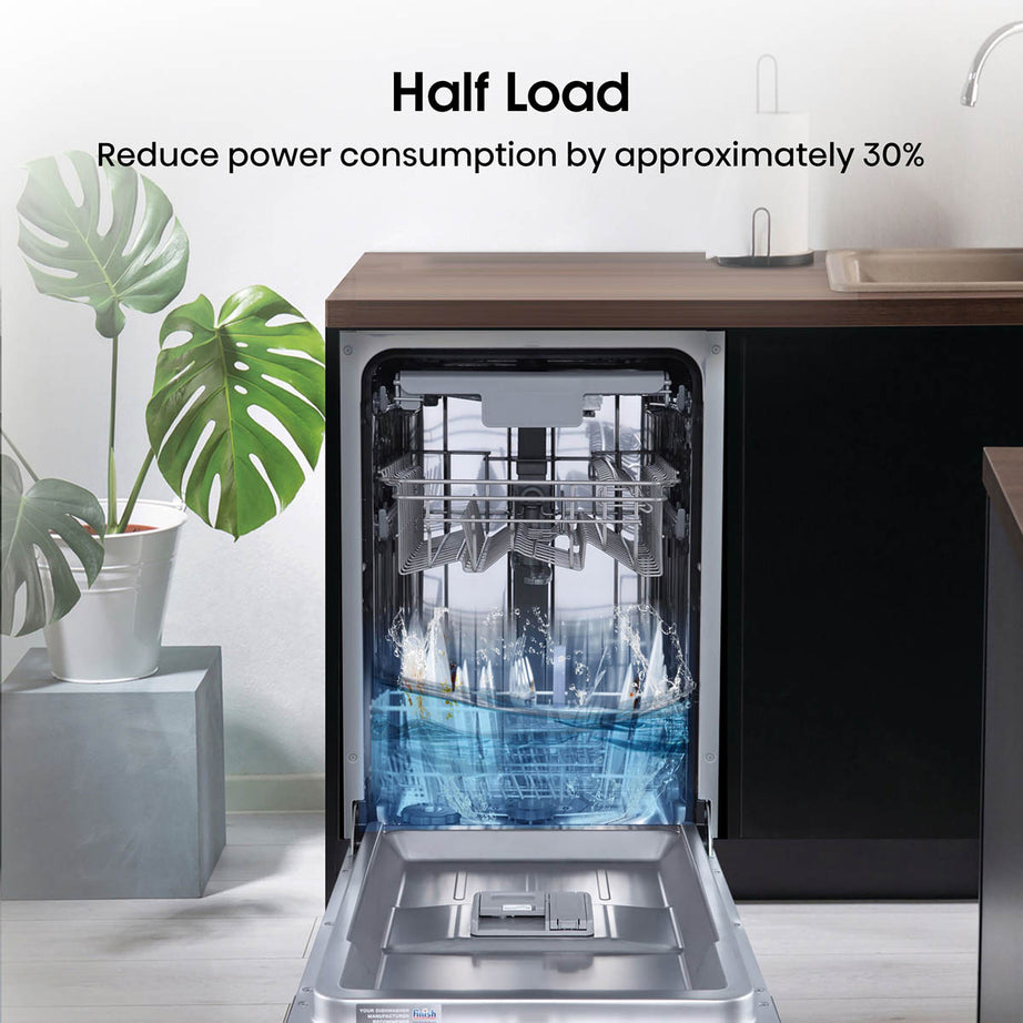 Hisense Dishwasher Integrated Slimline HV523E15UK_BK White Silent Quick Wash - Image 8