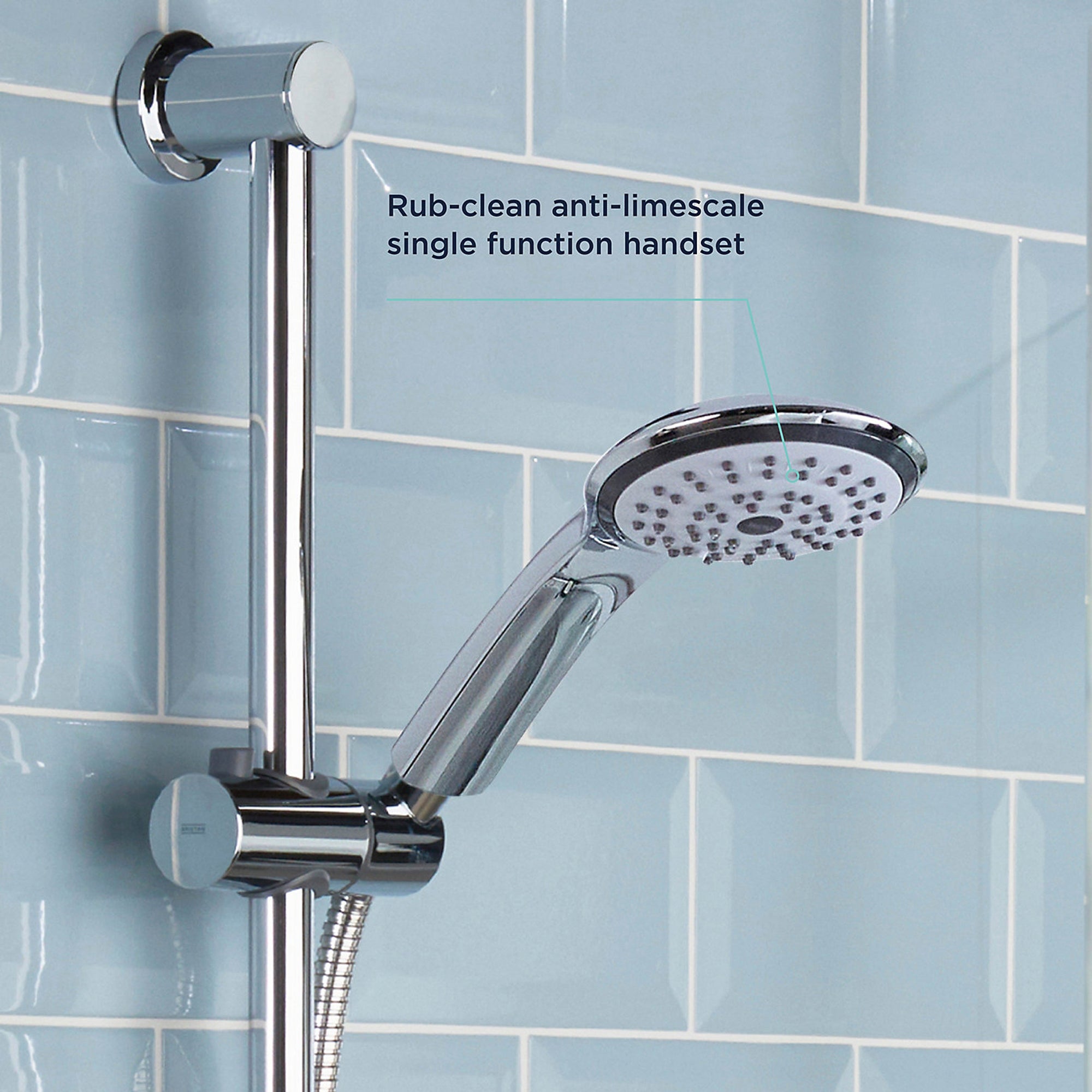Bristan Mixer Shower Thermostatic Dual Control Gloss Chrome Effect Modern - Image 3
