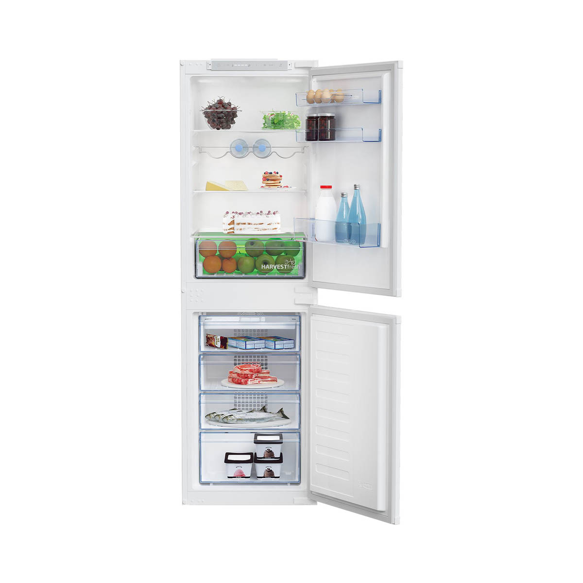Beko Fridge Freezer Integrated BCFD4V50 50/50 Classic Automatic Defrost Built-In - Image 3