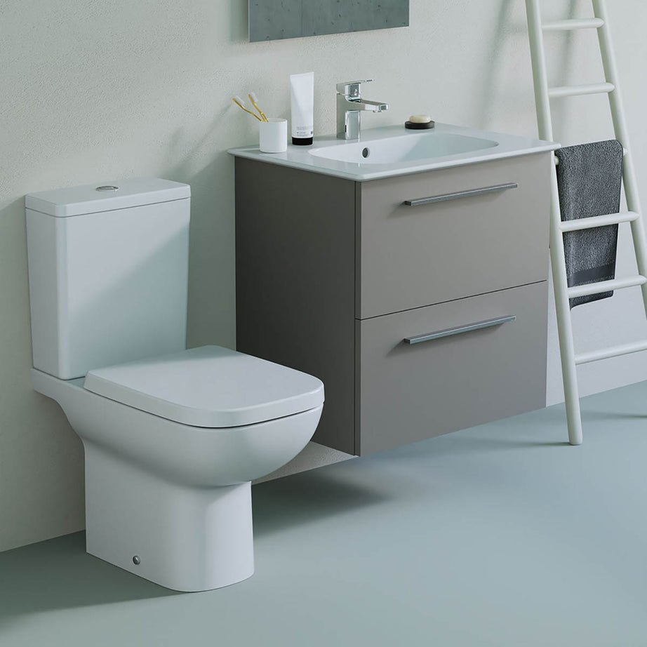 Ideal Standard Toilet Seat i.life A White Square Soft Close Durable Bottom Fix - Image 5