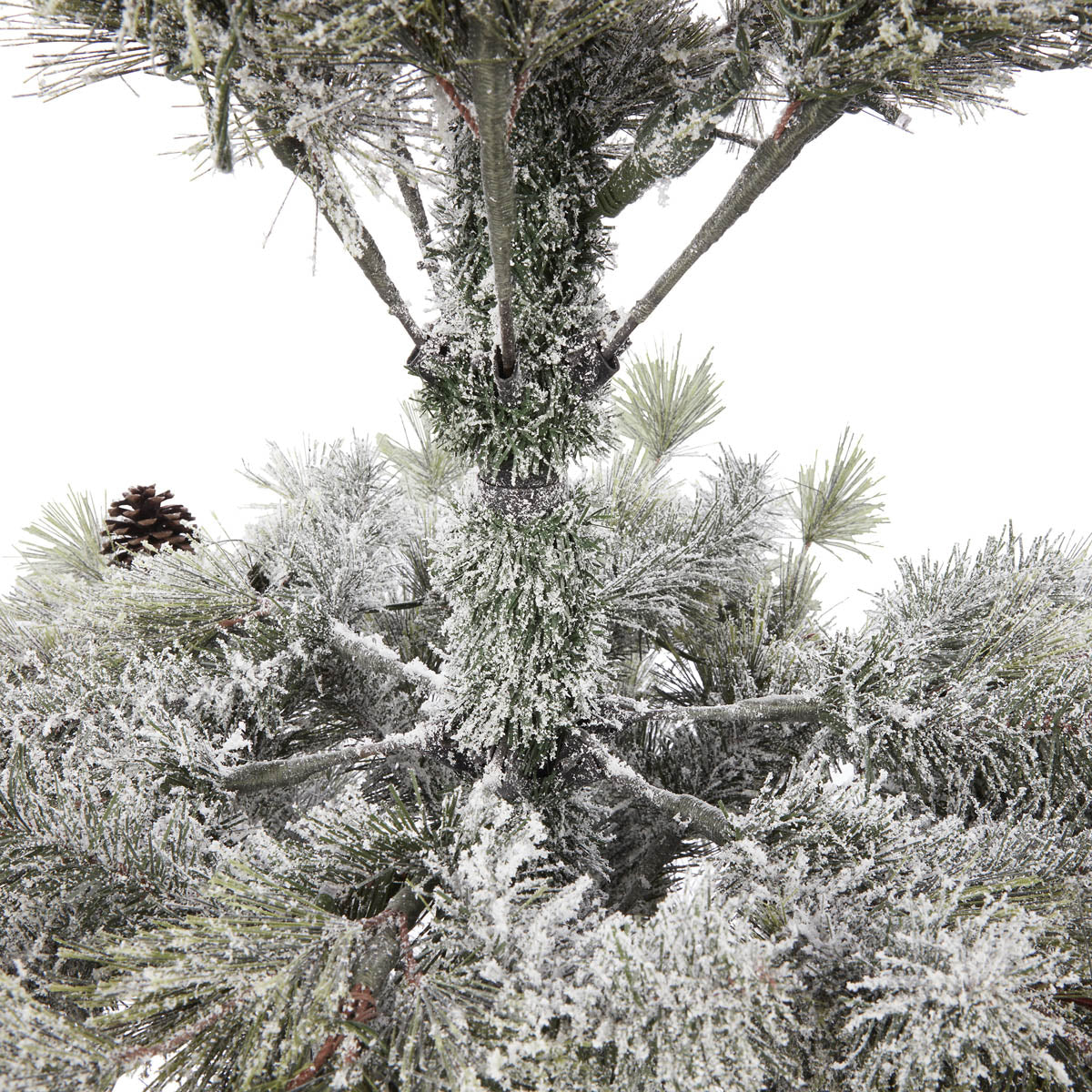 Christmas Tree 6ft Pre-lit Artificial LED Warm White Indoor Berries Pine Cones - Image 6