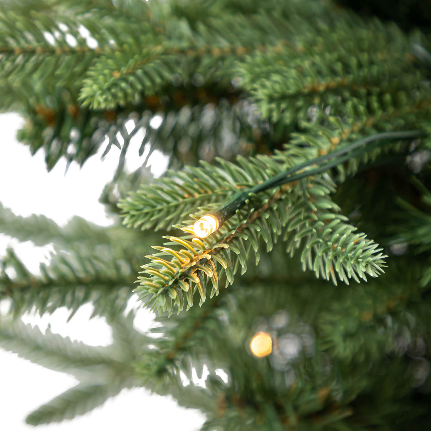 Artificial Christmas Tree Pre-Lit 4ft Full Green LED Warm White 8 Functions - Image 3