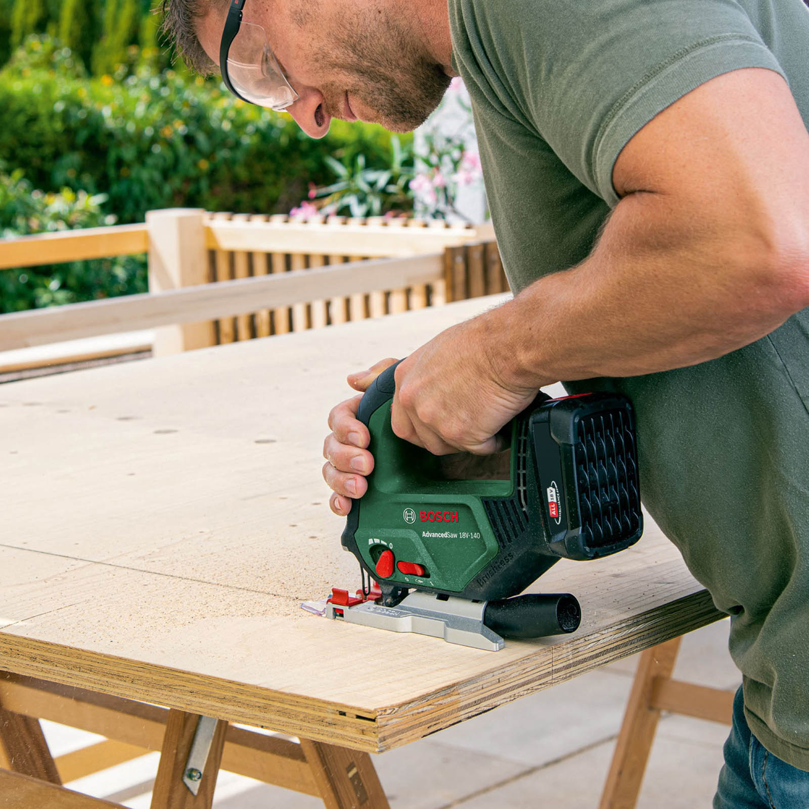 Bosch Advanced Saw 18V Brushless Cordless Jigsaw (Bare Tool) - 0603013000 - Image 2