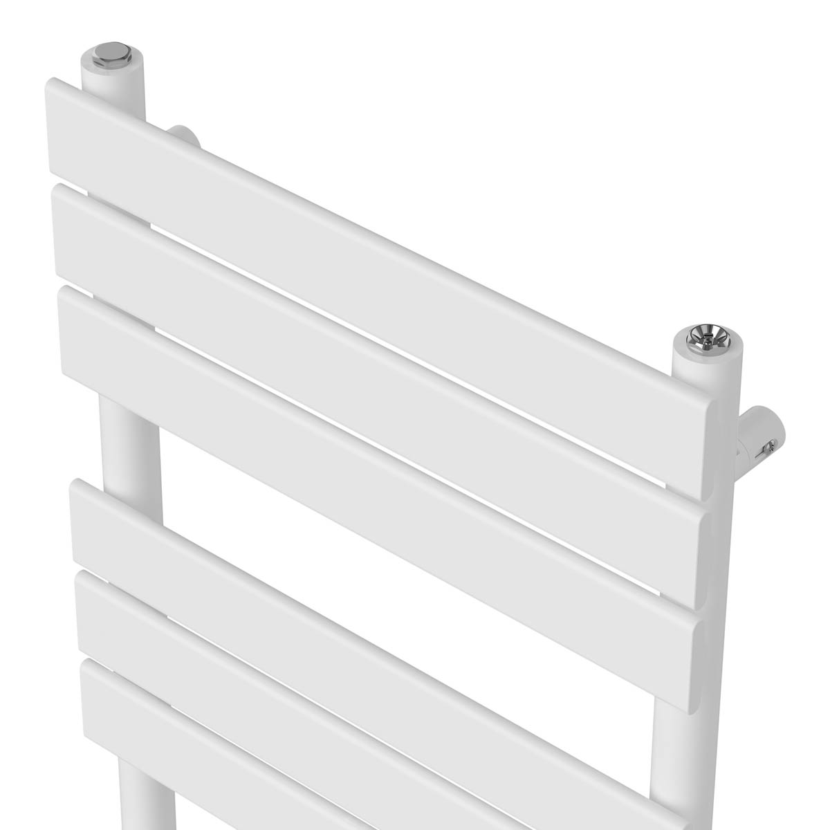 Bathroom Flat Towel Warmer Electric Steel White Modern (W)500mm x (H)930mm - Image 7
