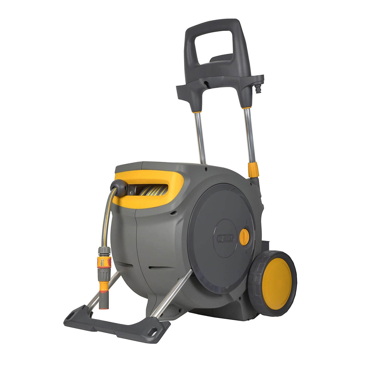 Hozelock Pro Auto Reel Hose Reel 20m Wall Mounted Anti-Kink Garden System - Image 2