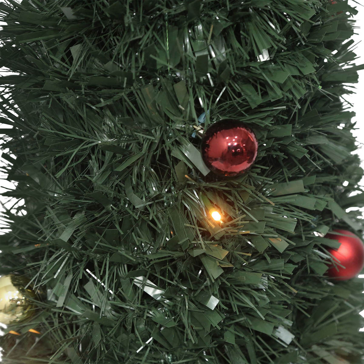 6ft Slim Trevalli Warm white LED Pre-lit Artificial Christmas tree - Green - Image 7