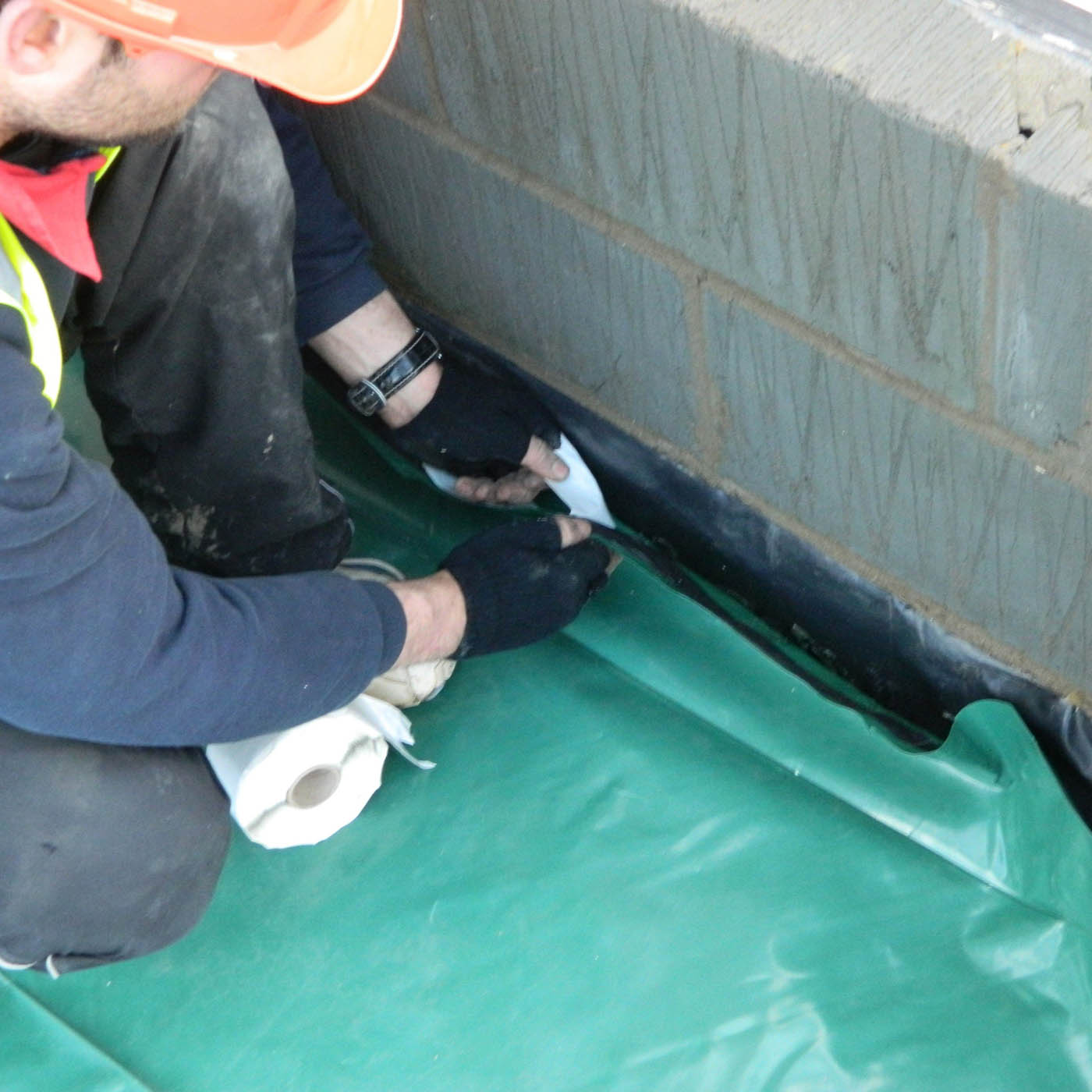 Damplas Green 300 Micron Radon barrier, (L)15m (W)4m - Image 2