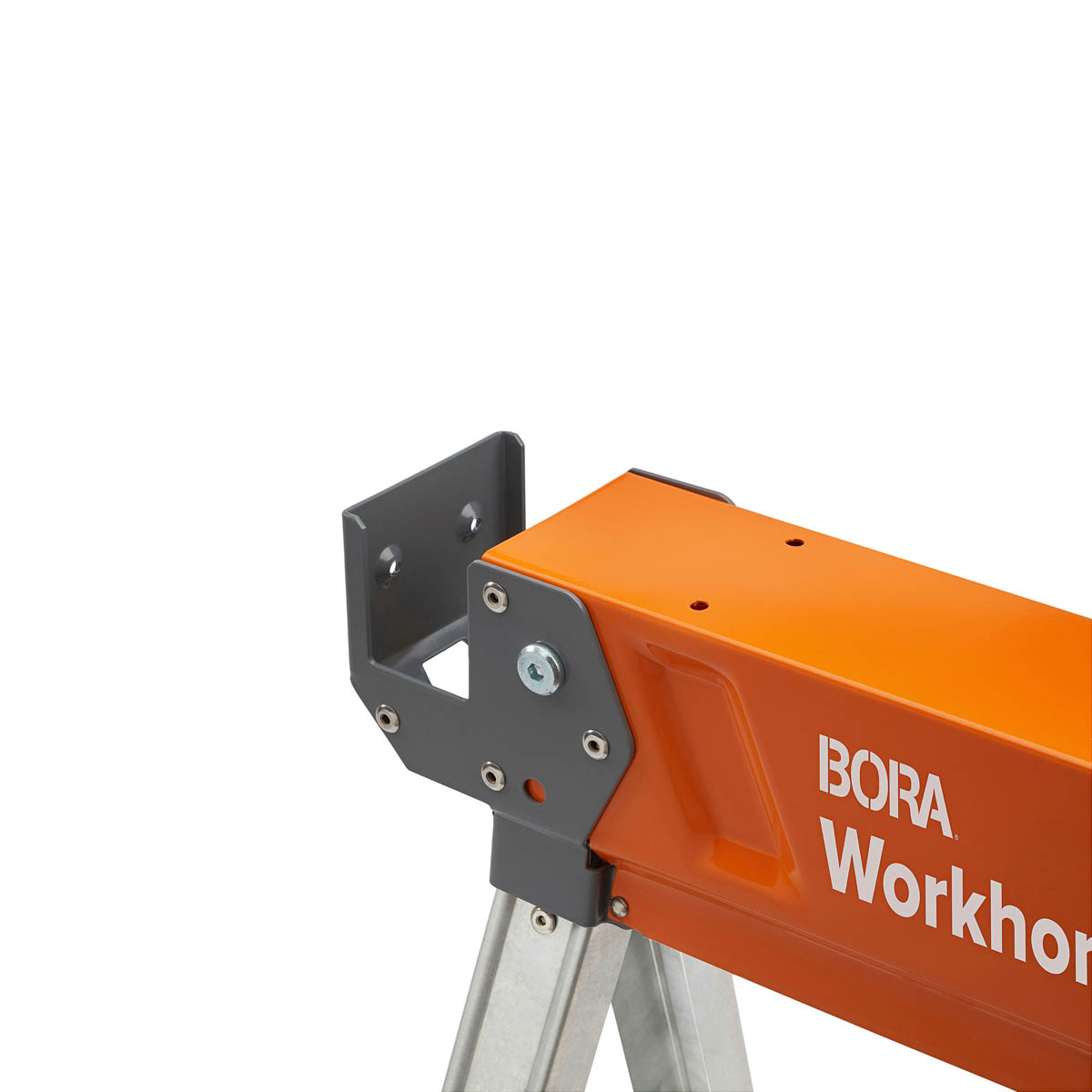 Bora Sawhorse XT Foldable Pair Durable Pre-Drilled Strong Steel Adjustable - Image 3