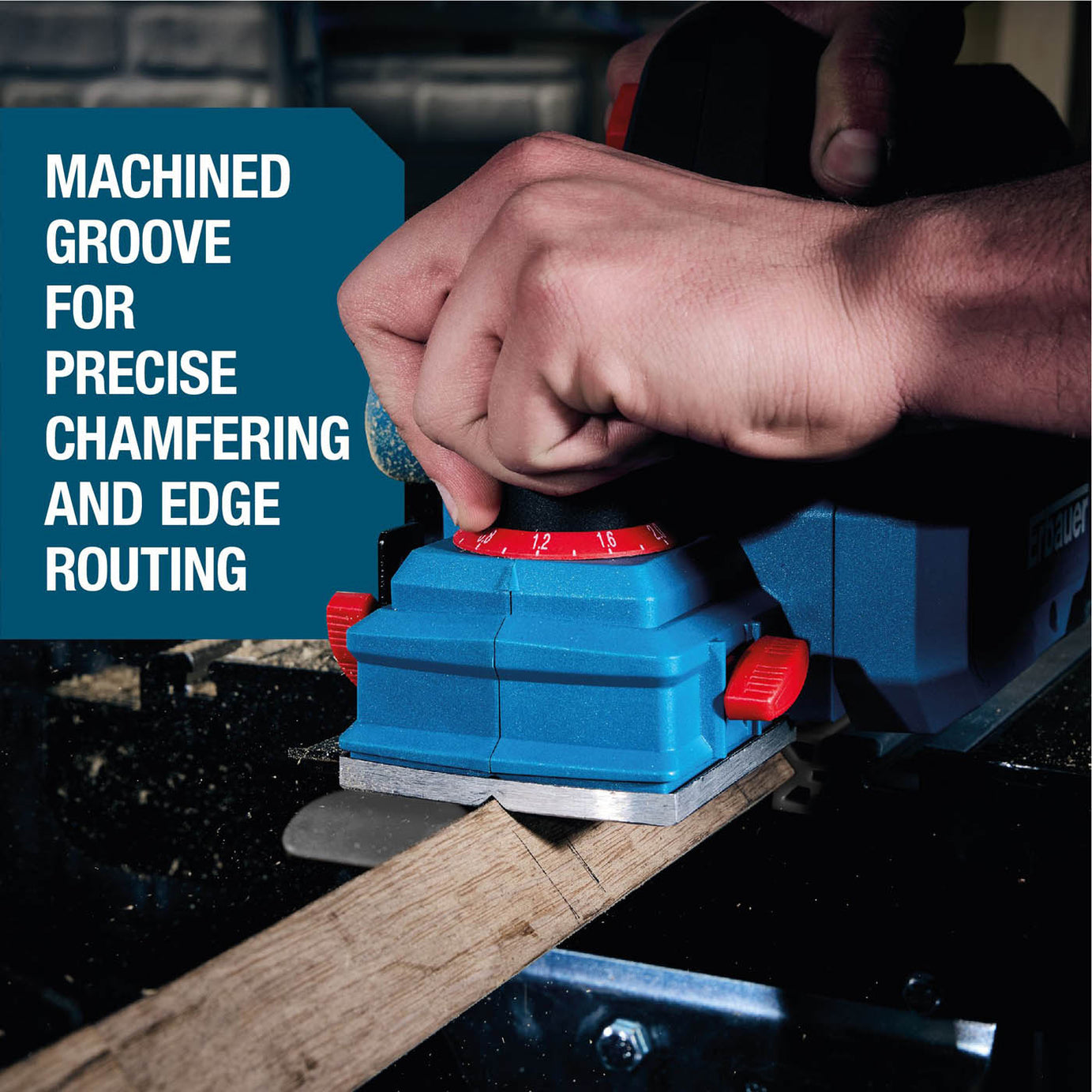 Erbauer Planer Cordless ERI1108PLN Brushless V2 82mm 18V EXT Keep Cool Body Only - Image 6