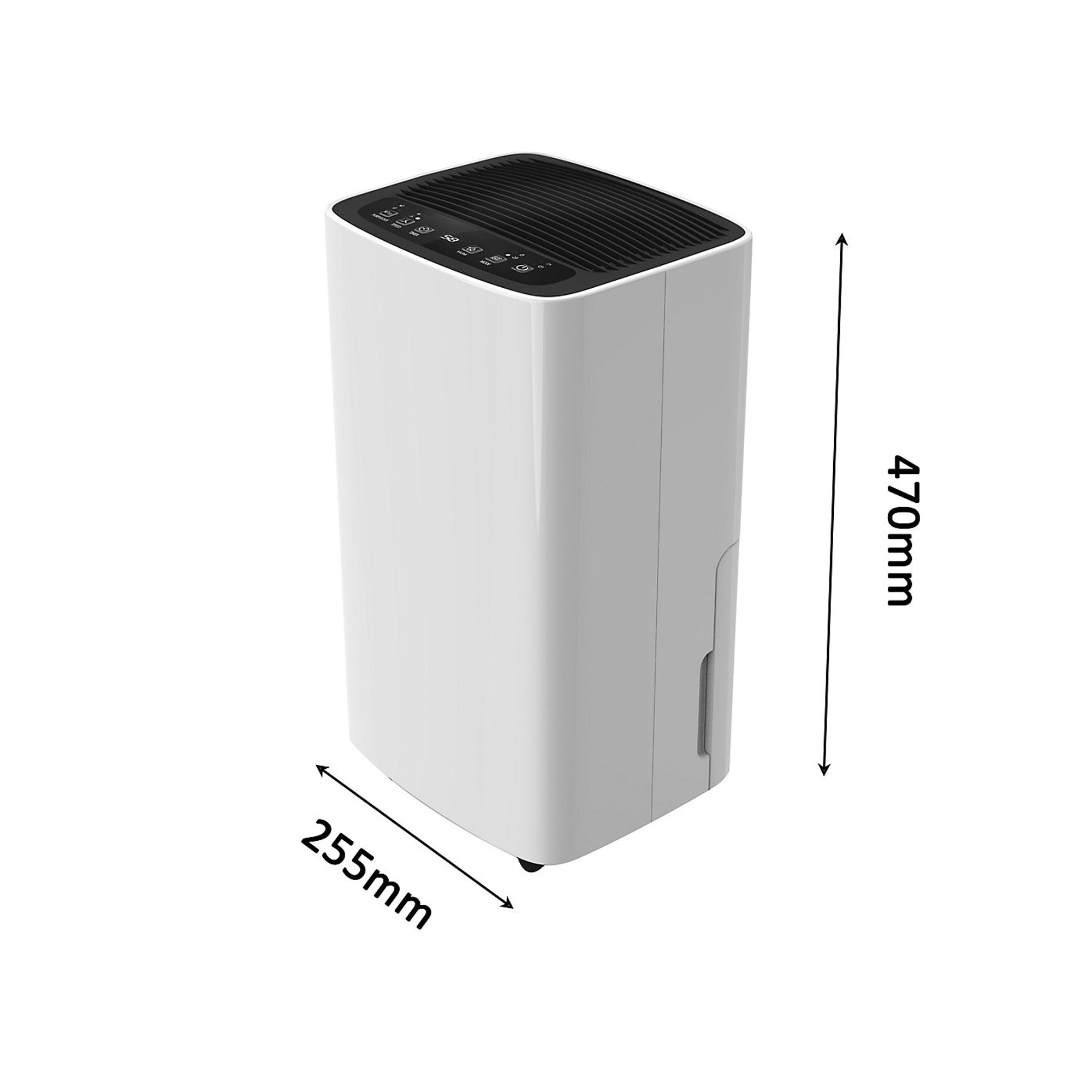 Smart Dehumidifier 12l/d White Hepa For Moisture Mould Extraction 3 Modes 185W - Image 3